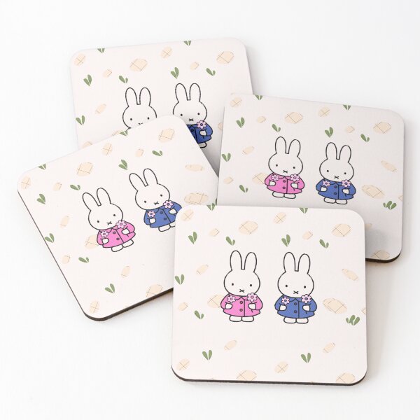 Item preview, Cute Bunny Friends Floral Pastel Pattern designed and sold by Cozy Moss Studio.