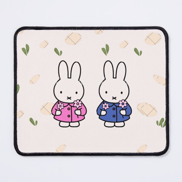 Item preview, Cute Bunny Friends Floral Pastel Pattern designed and sold by Cozy Moss Studio.