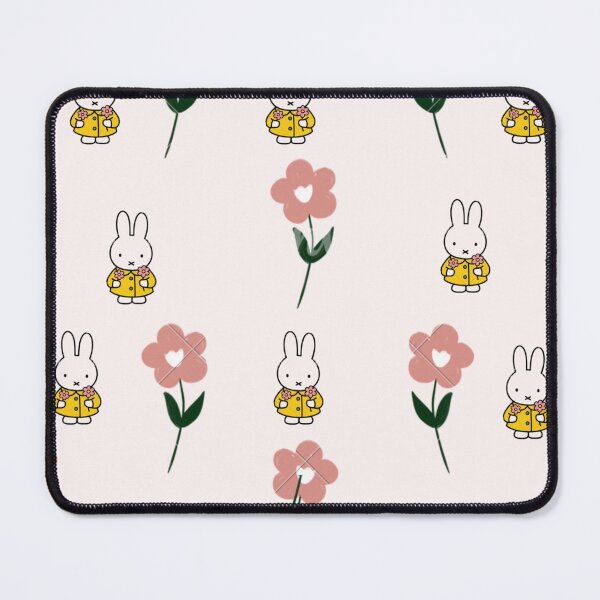 Item preview, Cute Bunny and Spring Floral Seamless Pattern designed and sold by Cozy Moss Studio.