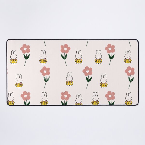 Item preview, Cute Bunny and Spring Floral Seamless Pattern designed and sold by Cozy Moss Studio.