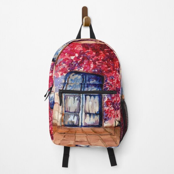 Item preview, The Garden Became the Roof, Blue Door Watercolour designed and sold by ArithraStudio.