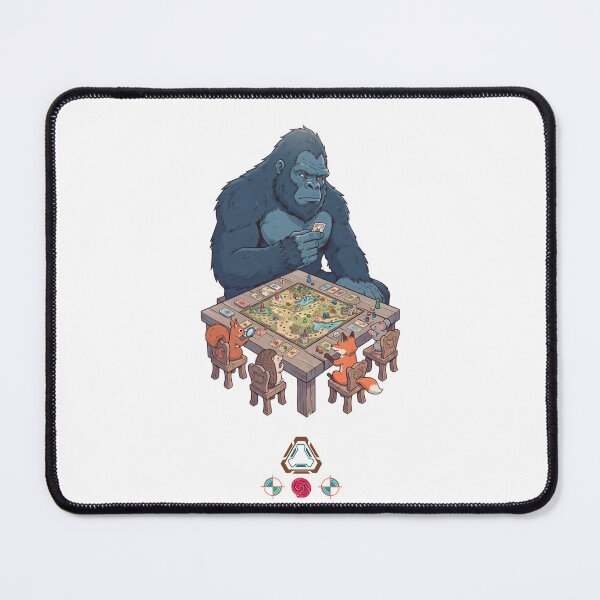 Item preview, Bigfoot and Woodland Friends Board Game Night - Cute RPG Players T-Shirt designed and sold by Whimsy Trail Co.