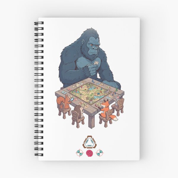 Item preview, Bigfoot and Woodland Friends Board Game Night - Cute RPG Players T-Shirt designed and sold by Whimsy Trail Co.