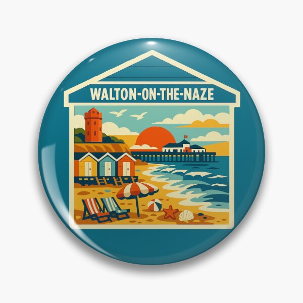 Item preview, Walton-on-the-Naze Travel Souvenir Sticker designed and sold by rogue-design.