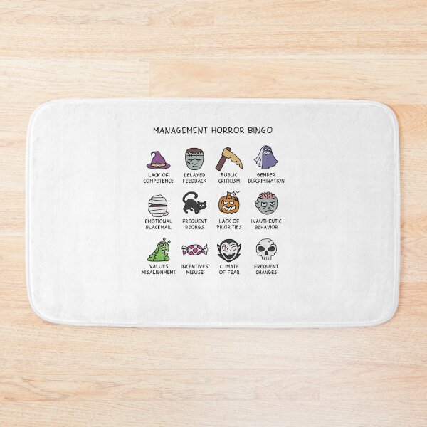 Item preview, Management Horror Bingo Workplace Issues Chart designed and sold by cerima.