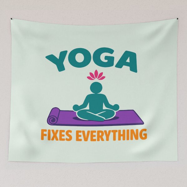 Artikelvorschau, Yoga löst alle Probleme entworfen und verkauft von fadilow.