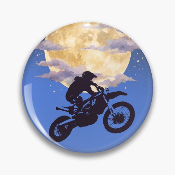 Item preview, Moonlight Motorcycle Rider – Night Adventure Art designed and sold by PetruArtDesigns.