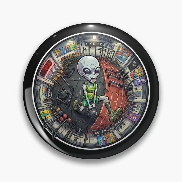 Item preview, Alien HYROX Athlete Kettlebell Workout Fitness Challenge designed and sold by Sunkhung.