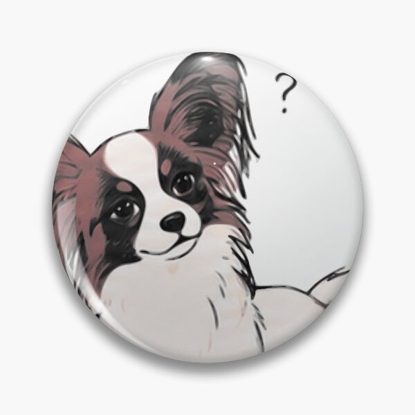 Item preview, Irritated Papillon Irina designed and sold by Bock Auf Art.