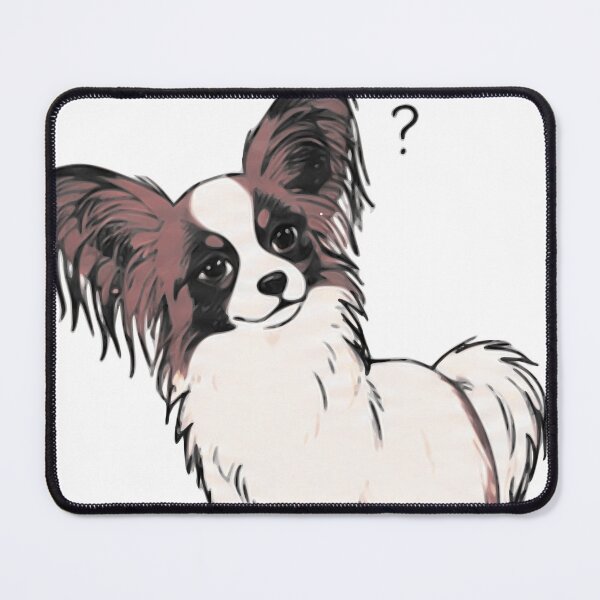 Item preview, Irritated Papillon Irina designed and sold by Bock Auf Art.