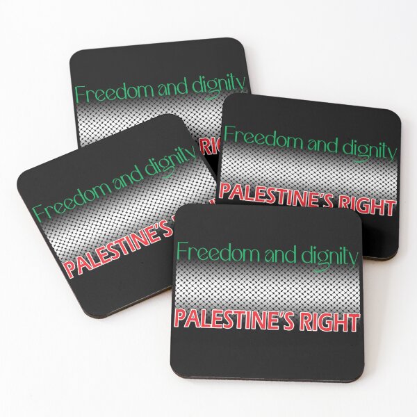 Item preview, Freedom and Dignity – Palestine's Right – Palestinian Solidarity Design designed and sold by RaiClub.