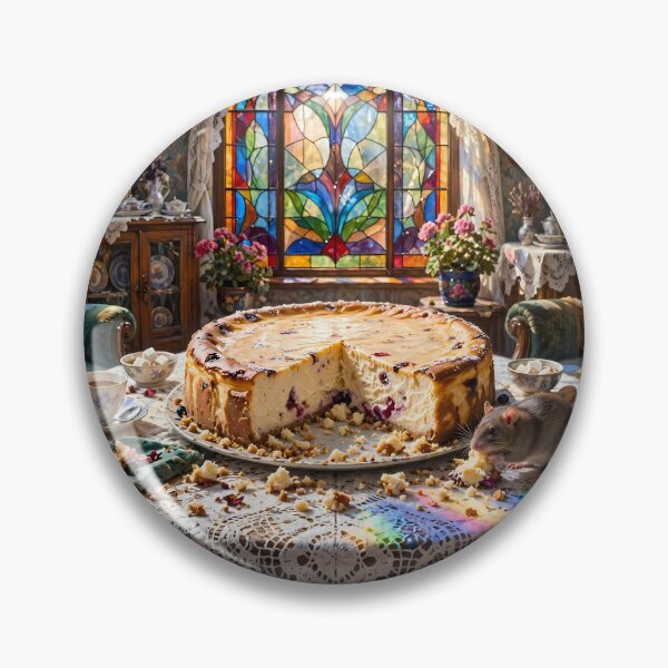 Item preview, Rat Eating Cheesecake in a Victorian Room designed and sold by m-y-A-I-A-R-T-.