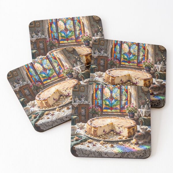 Item preview, Rat Eating Cheesecake in a Victorian Room designed and sold by m-y-A-I-A-R-T-.
