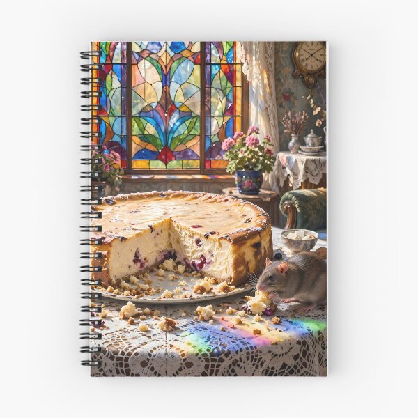 Item preview, Rat Eating Cheesecake in a Victorian Room designed and sold by m-y-A-I-A-R-T-.