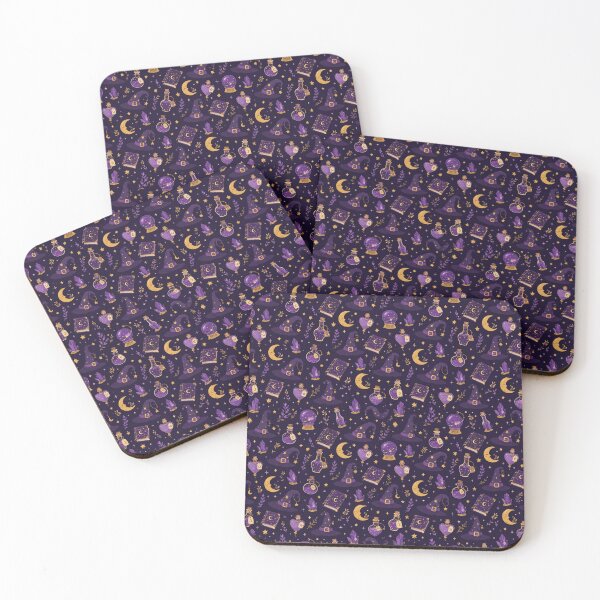 Item preview, Cute Witchy Magic Pattern designed and sold by Patternpulseee.