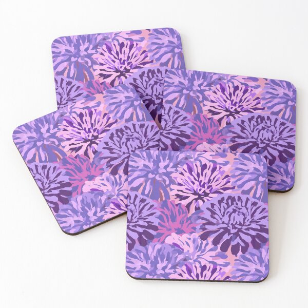Item preview, Charming Zinnia Texture  - Flower Bouquet Pattern - Valentine'S Day Gifts designed and sold by RoyalStarsPatts.