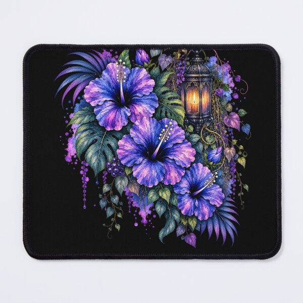 Item preview, Haunted Paradise | Gothic Tropical Hibiscus | Dark Botanical Watercolor designed and sold by IamNolmo.