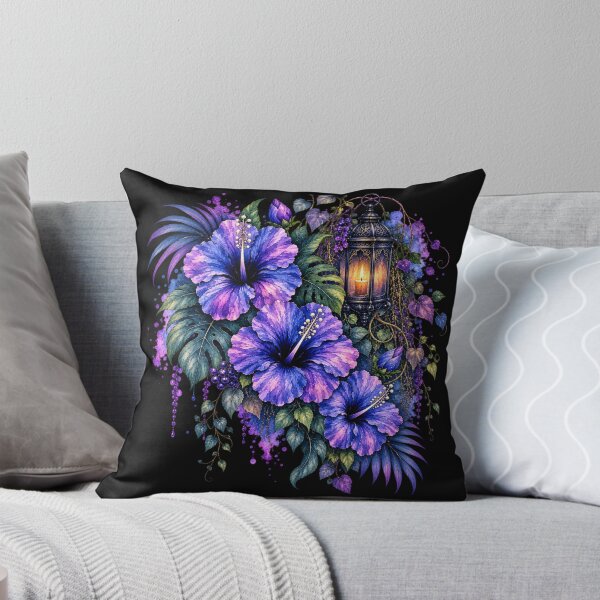 Item preview, Haunted Paradise | Gothic Tropical Hibiscus | Dark Botanical Watercolor designed and sold by IamNolmo.