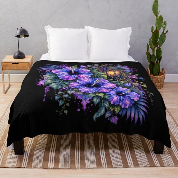 Item preview, Haunted Paradise | Gothic Tropical Hibiscus | Dark Botanical Watercolor designed and sold by IamNolmo.