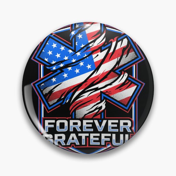 Item preview, Forever Grateful EMS Star Of Life American Flag Patriot Day designed and sold by TeNovaStudio ⭐⭐⭐⭐⭐.