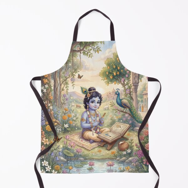 Item preview, Bal Krishna Storybook Illustration designed and sold by hutofdesigns.