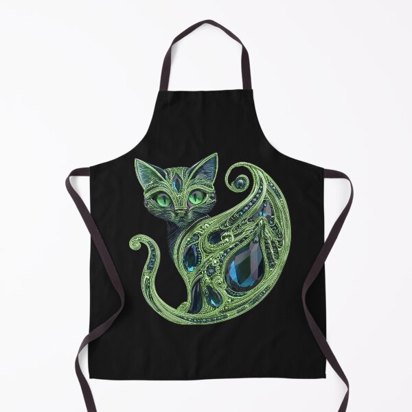 Item preview, Emerald fantasy cat designed and sold by Karaburmagirl.