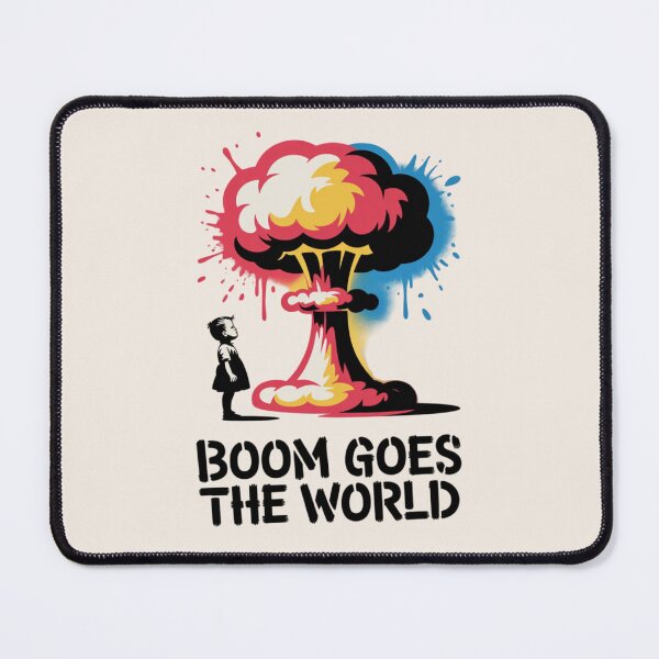 Item preview, BANKSY ATOMIC BOMB - BOOM GOES THE WORLD designed and sold by 123ks.