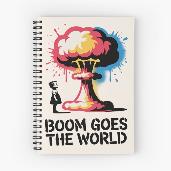 Item preview, BANKSY ATOMIC BOMB - BOOM GOES THE WORLD designed and sold by 123ks.