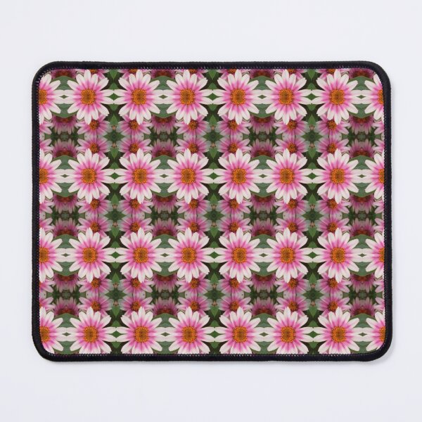 Item preview, White and pink flower with an orange center, photo print designed and sold by lyloubeaupere.
