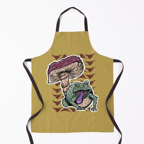 Item preview, Psychedelic Frog & Mushroom – Surreal Forest Art designed and sold by Half Mess.
