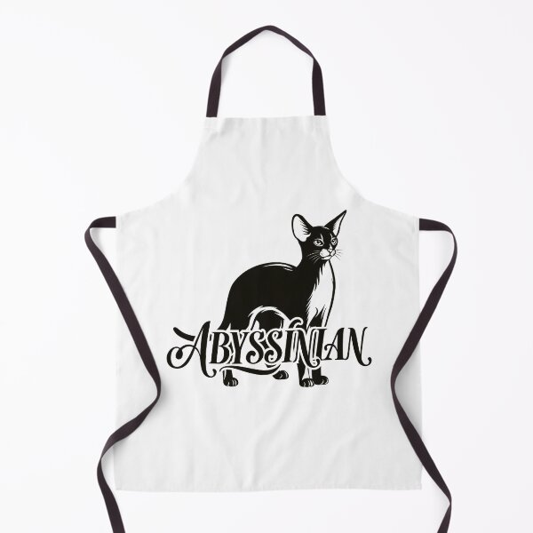 Item preview, Abyssinian Cat Word Art | Typography Cat Silhouette Design designed and sold by AyfuDesigns.