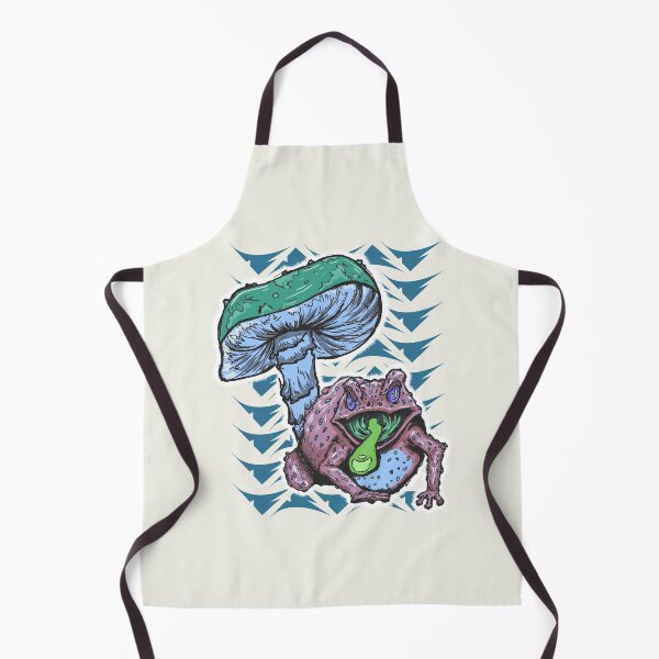 Item preview, Psychedelic Frog & Mushroom – Surreal Forest Art designed and sold by Half Mess.
