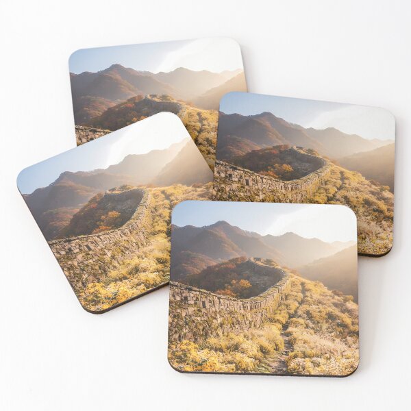 Item preview, Golden Sangguk in Late Autumn: The Ancient Fortress Walls of Namhansanseong designed and sold by SOOstudio73.