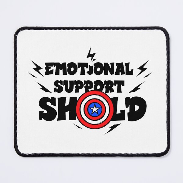 Item preview, Captain America Emotional Support Shield designed and sold by zakvisuals.