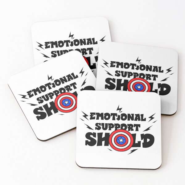 Item preview, Captain America Emotional Support Shield designed and sold by zakvisuals.