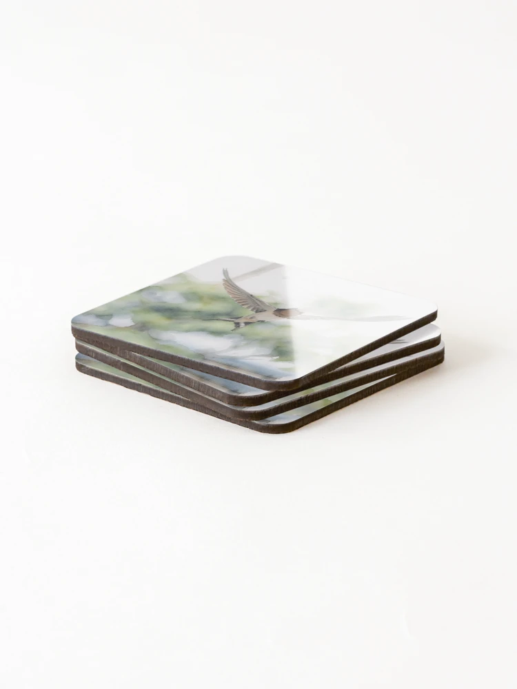 Thumbnail 4 of 5, Coasters (Set of 4), Rushing Home designed and sold by RdeB.