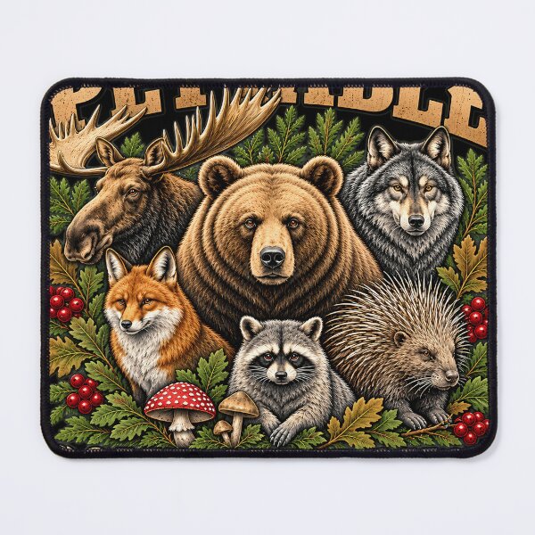 Item preview, Funny Wildlife All Animals Are Pettable Forest Animal Lover Bear Moose Wolf Raccoon designed and sold by SavannahCampbel.