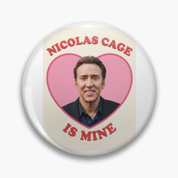 Item preview, Nicolas cage is mine Love boyfriend birthday funny prank meme gift weird designed and sold by CheeseBlueprint.