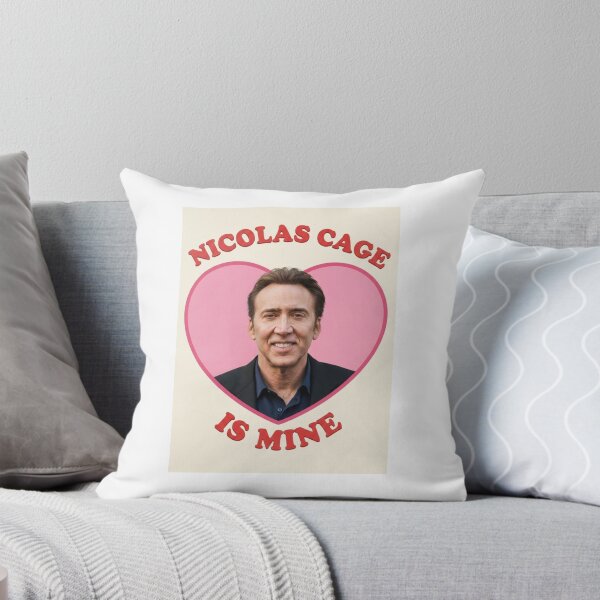 Item preview, Nicolas cage is mine Love boyfriend birthday funny prank meme gift weird designed and sold by CheeseBlueprint.