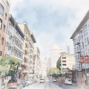 Artwork thumbnail, Before Downtown by RdeB