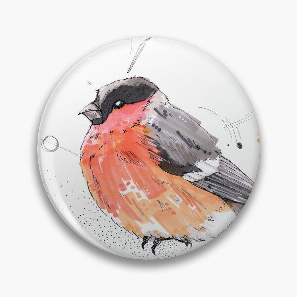 Item preview, Graphic bullfinch designed and sold by NoiramDesign.