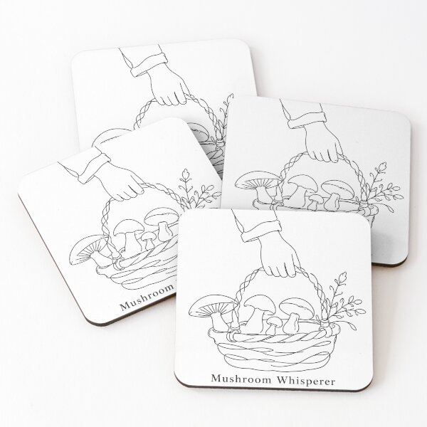 Item preview, Mushroom Whisperer, Minimalist Line Art designed and sold by alex889art.