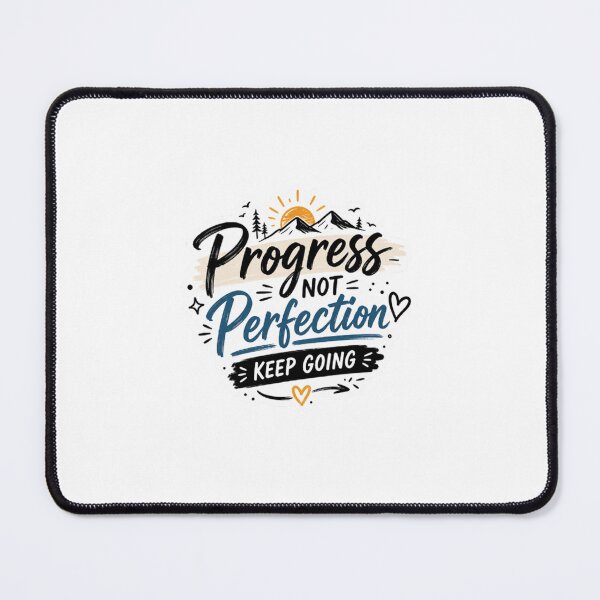 Item preview, Progress Not Perfection Sticker designed and sold by DezigenArtz.