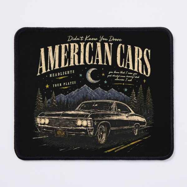 Item preview, Vintage American Cars Graphic Design designed and sold by Catsi-Nook-Art.