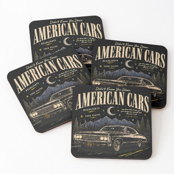 Item preview, Vintage American Cars Graphic Design designed and sold by Catsi-Nook-Art.