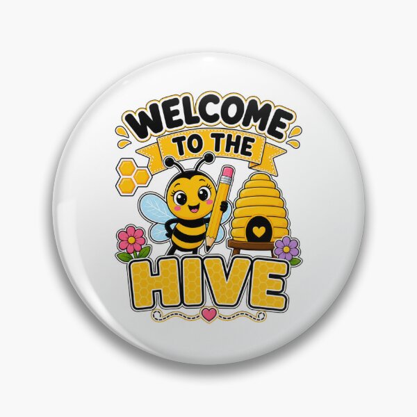 Item preview, Welcome to the Hive Bee Funny Teacher Back to School designed and sold by WeirdlyMild.