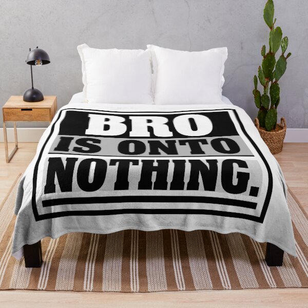 Item preview, concern meme bro is onto nothing T-Shirt, Retro Typography Meme, Funny Vintage Graphic, Internet Humor, Bro Joke Graphic Tee designed and sold by pawsome purrfect.