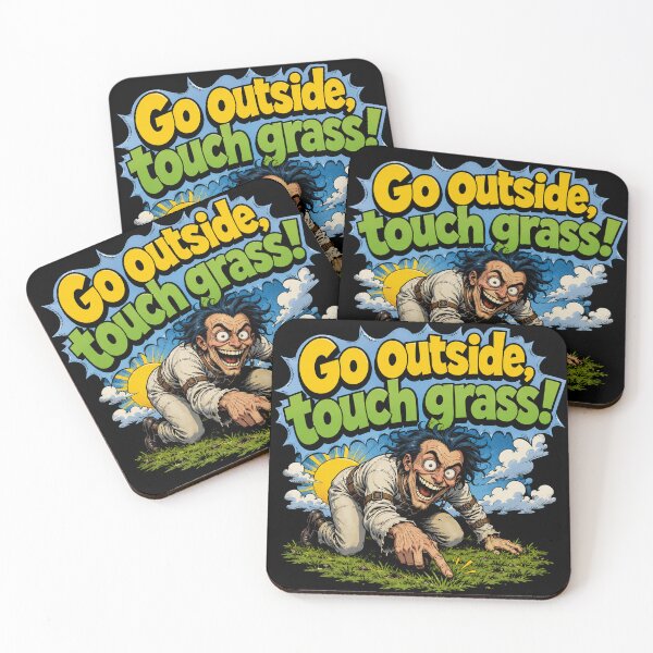 Item preview,  Go outside touch grass designed and sold by abby-thorns.