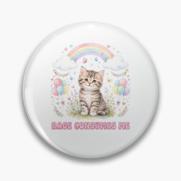 Item preview, Cat kitten kitty rage consumes me funny gag adult humor novelty meme memes pet christmas birthday designed and sold by CheeseBlueprint.