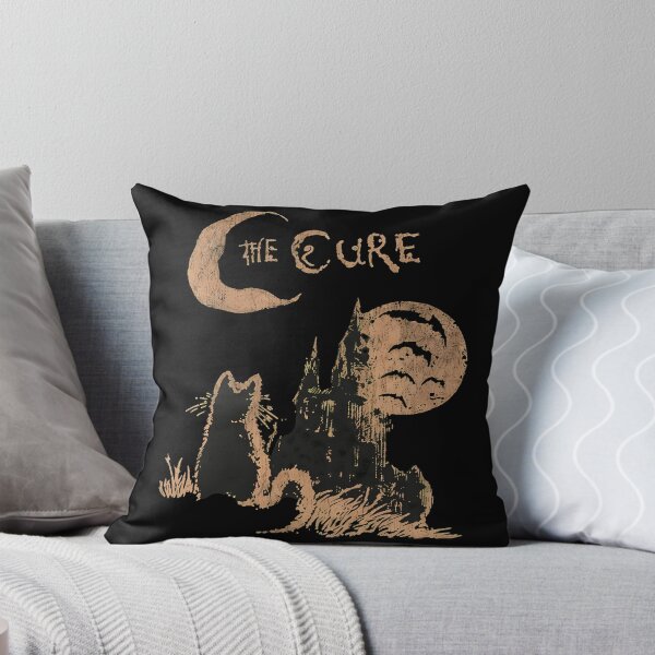 Item preview, The Cure Cat Design, 90s Alt Indie Rock Art, Music Gifts, Cat Lover Gifts, The Cure Fan Apparel designed and sold by Catsi-Nook-Art.
